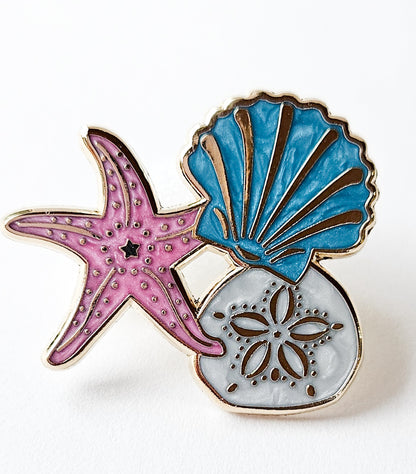 Ocean Treasures Enamel Pin