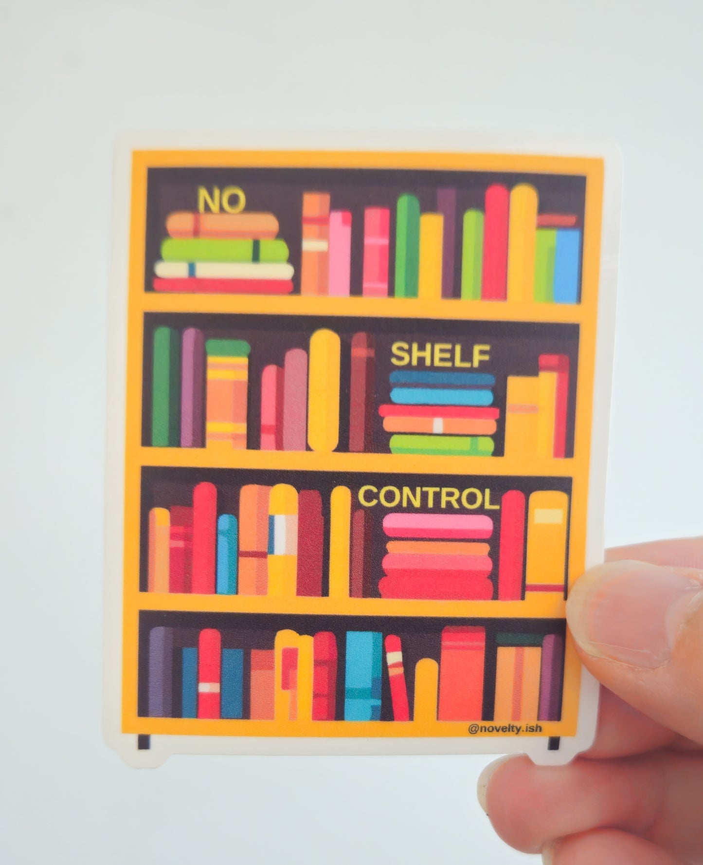 No Shelf Control Sticker