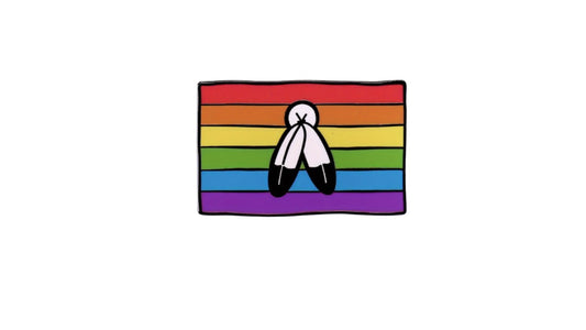 2 Spirit Pride Flag Enamel Pin