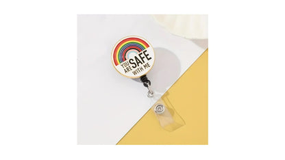 Retractable Rainbow ID Badge - Novelty•ish