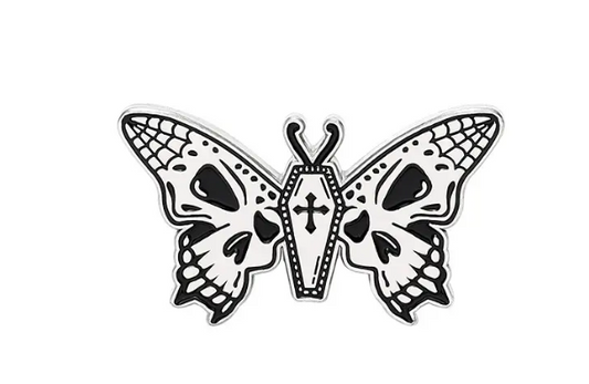 Coffin Moth Pin - Novelty•ish