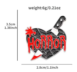 Horror Lover Pin - Novelty•ish