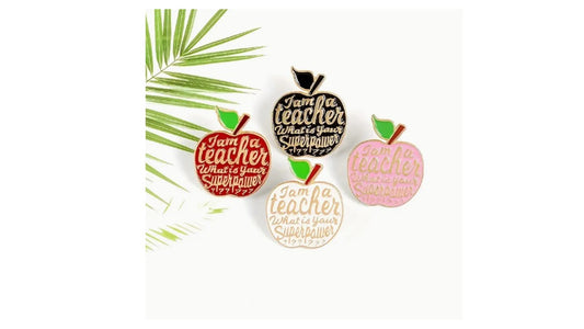 Teacher Superpower Enamel Pin - Novelty•ish