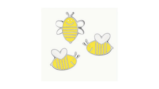 Three Little Bees Enamel Pin Set - Novelty•ish