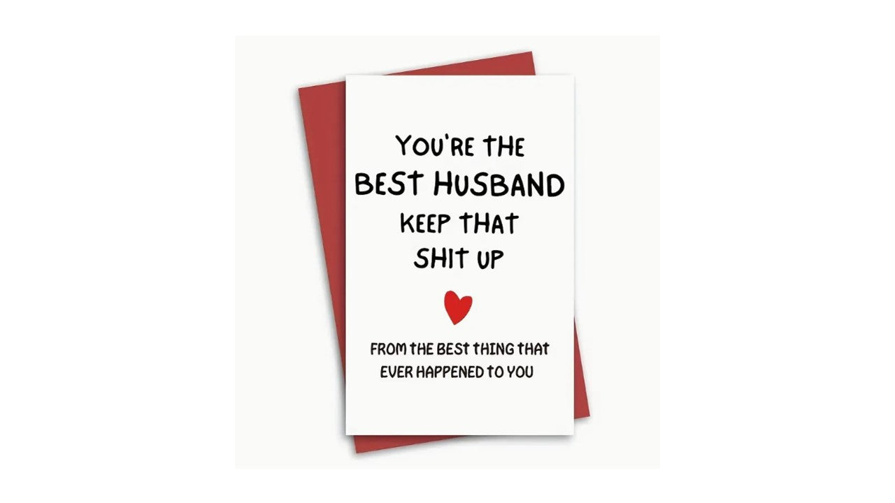 Best Husband Greeting Card - Novelty•ish