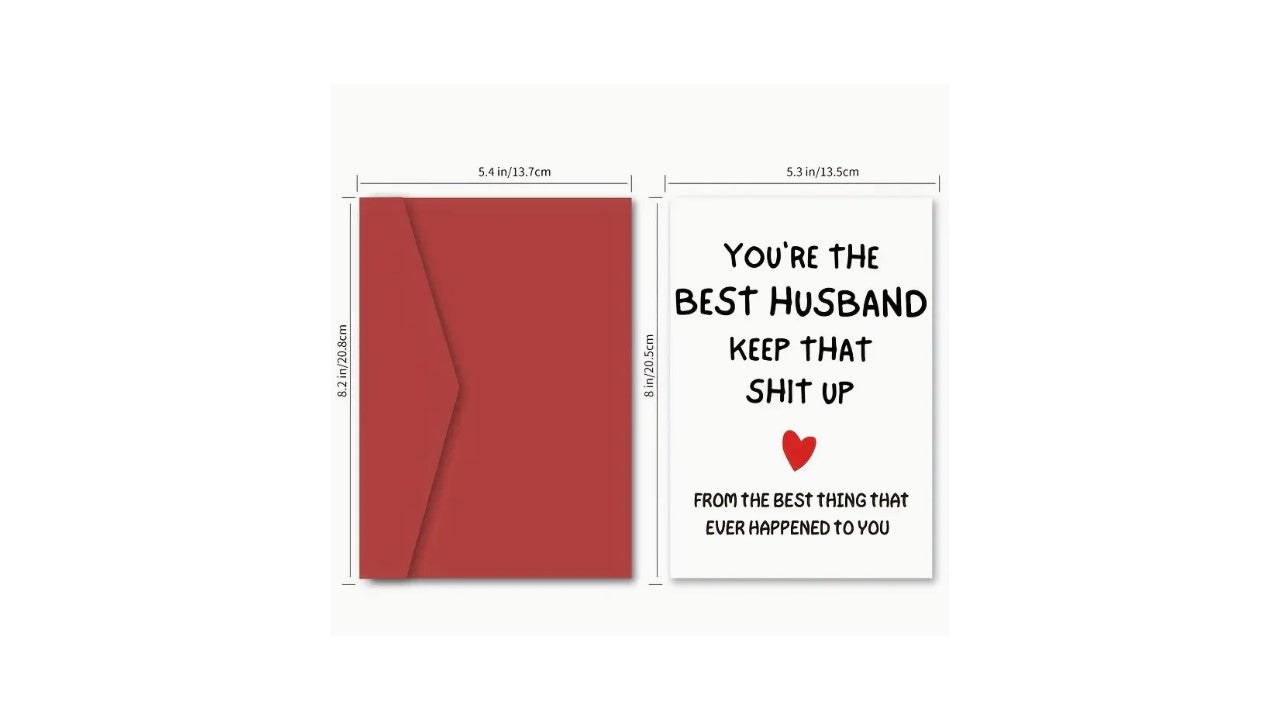 Best Husband Greeting Card - Novelty•ish