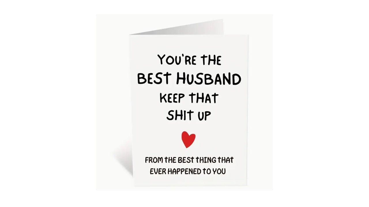 Best Husband Greeting Card - Novelty•ish