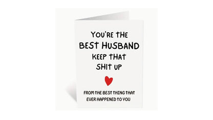 Best Husband Greeting Card - Novelty•ish