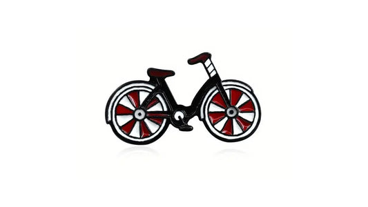 Red Mini Bike Enamel Pin - Novelty•ish