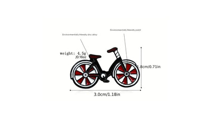 Red Mini Bike Enamel Pin - Novelty•ish
