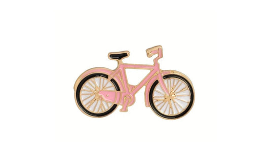 Pink Bike Enamel Pin - Novelty•ish