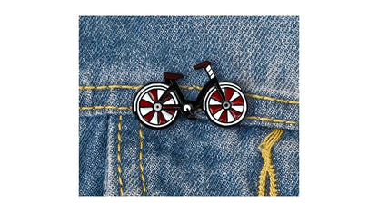 Red Mini Bike Enamel Pin - Novelty•ish