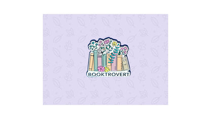 Booktrovert Enamel Pin - Novelty•ish