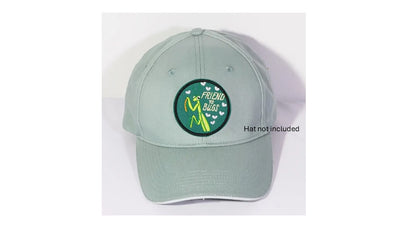 Green Praying Mantis Iron-On Patch - Friend to Bugs