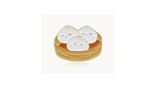 Cute Bao Buns Enamel Pin - Novelty•ish