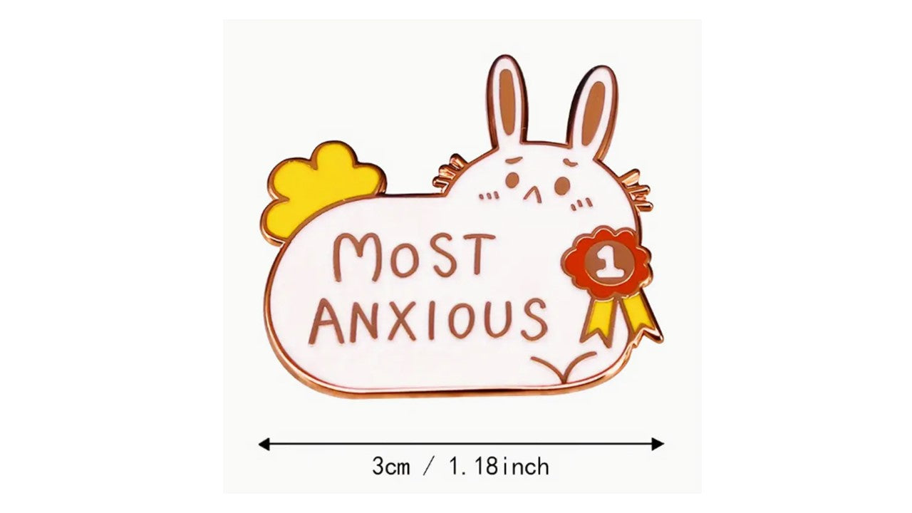 Most Anxious Enamel Pin