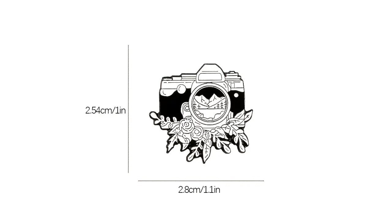 Outdoor Camera Enamel Pin - Novelty•ish