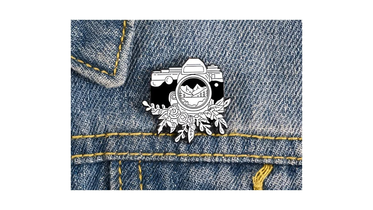 Outdoor Camera Enamel Pin - Novelty•ish