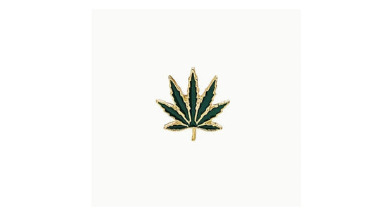 Cannabis Leaf Enamel Pin - Novelty•ish
