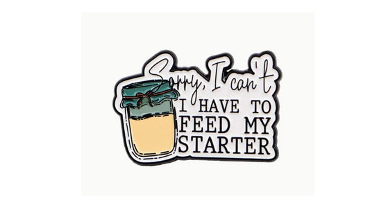 Sourdough Starter Enamel Pin