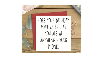 Wishful Birthday Card - Novelty•ish