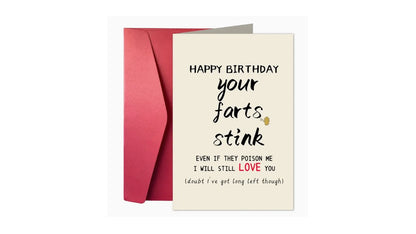 Stinky Birthday Card - Novelty•ish