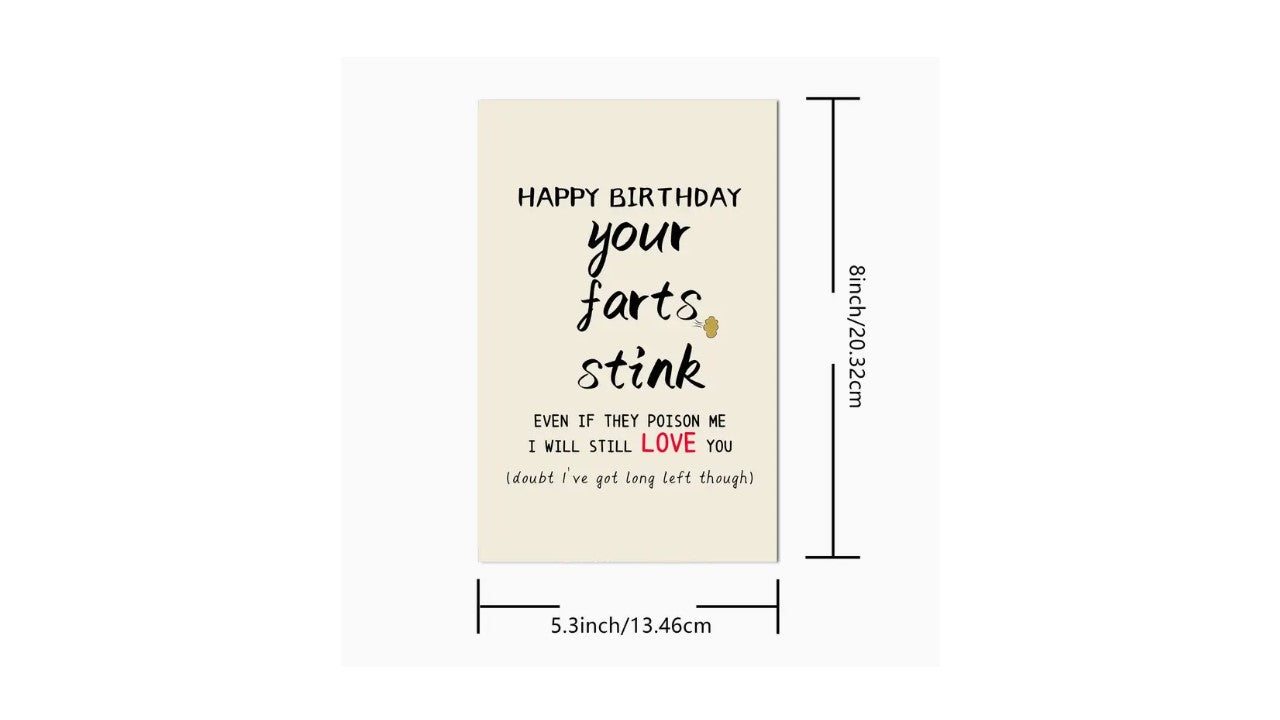 Stinky Birthday Card - Novelty•ish