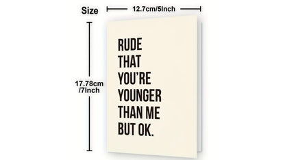 Rude Birthday Card - Novelty•ish