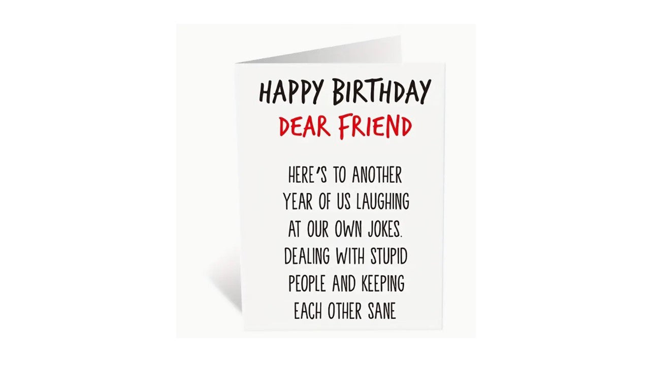 Friend Birthday Card - Novelty•ish