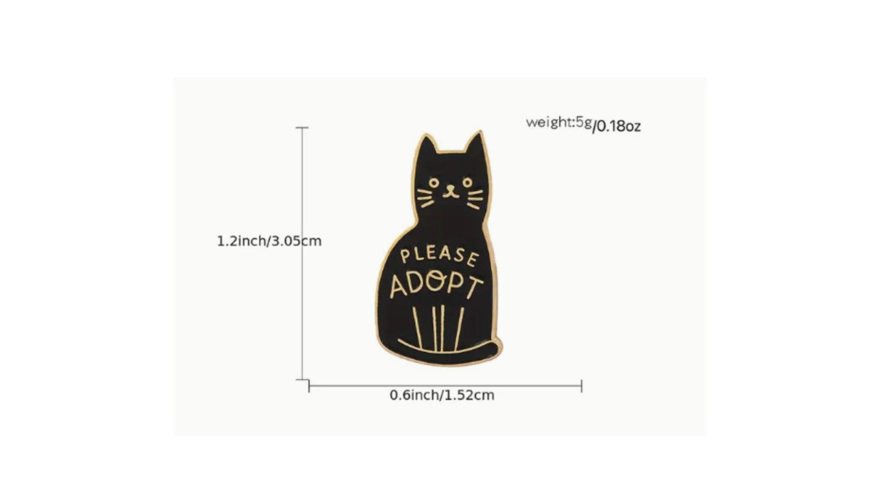 Please Adopt Enamel Pin - Novelty•ish