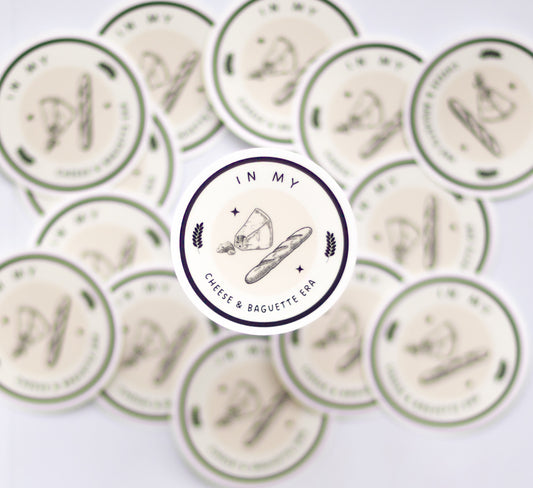 Cheese & Baguette Era Sticker - Novelty•ish