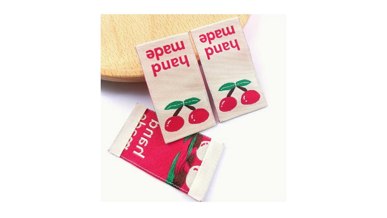 Cute Fruit Woven Sew-In Labels - Novelty•ish