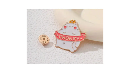 Chonky Cat Enamel Pin