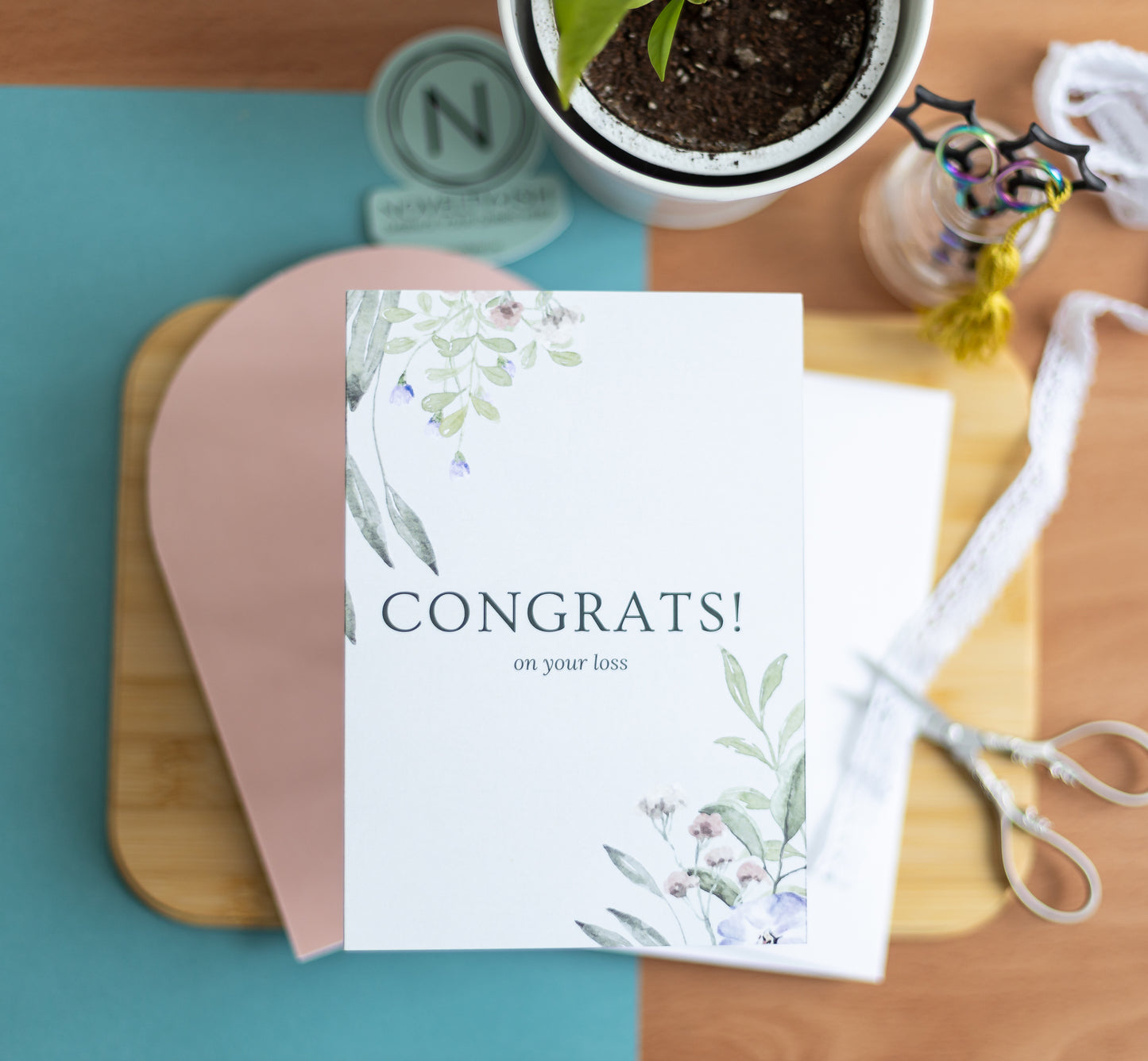 Congrats on Your Loss Greeting Card - Novelty•ish