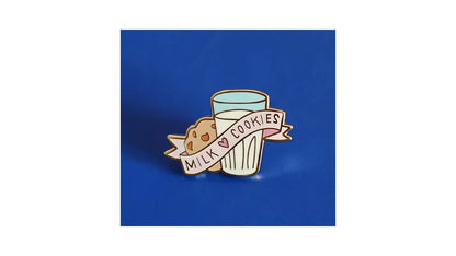 Milk n Cookies Enamel Pin - Novelty•ish