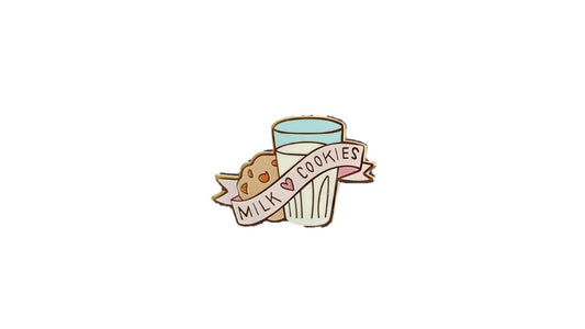 Milk n Cookies Enamel Pin - Novelty•ish