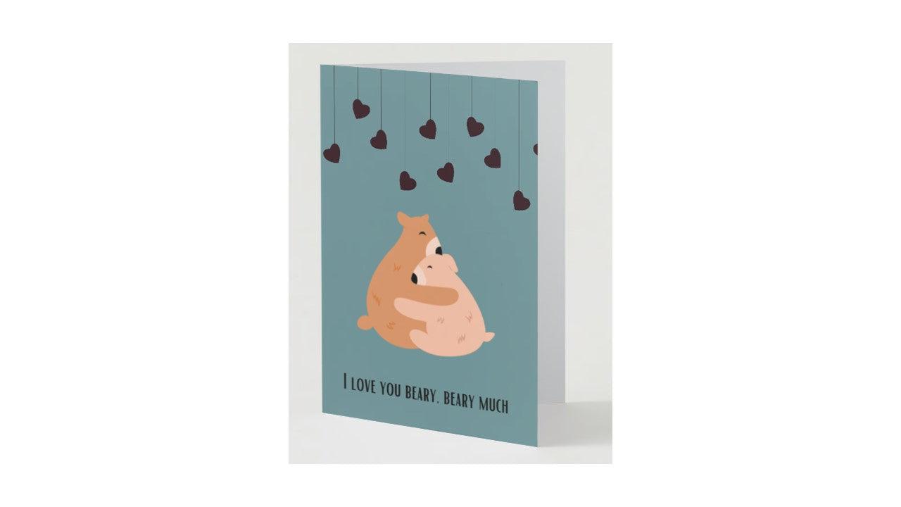 Love You Beary Much Card - Novelty•ish