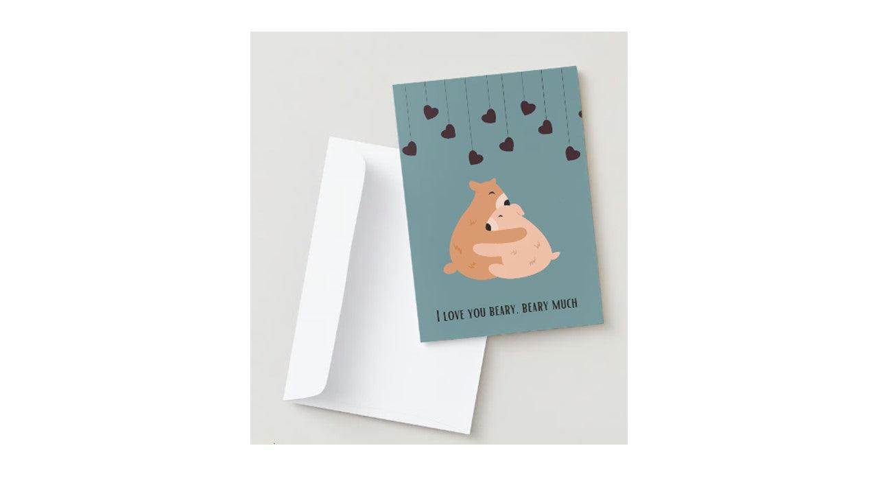 Love You Beary Much Card - Novelty•ish