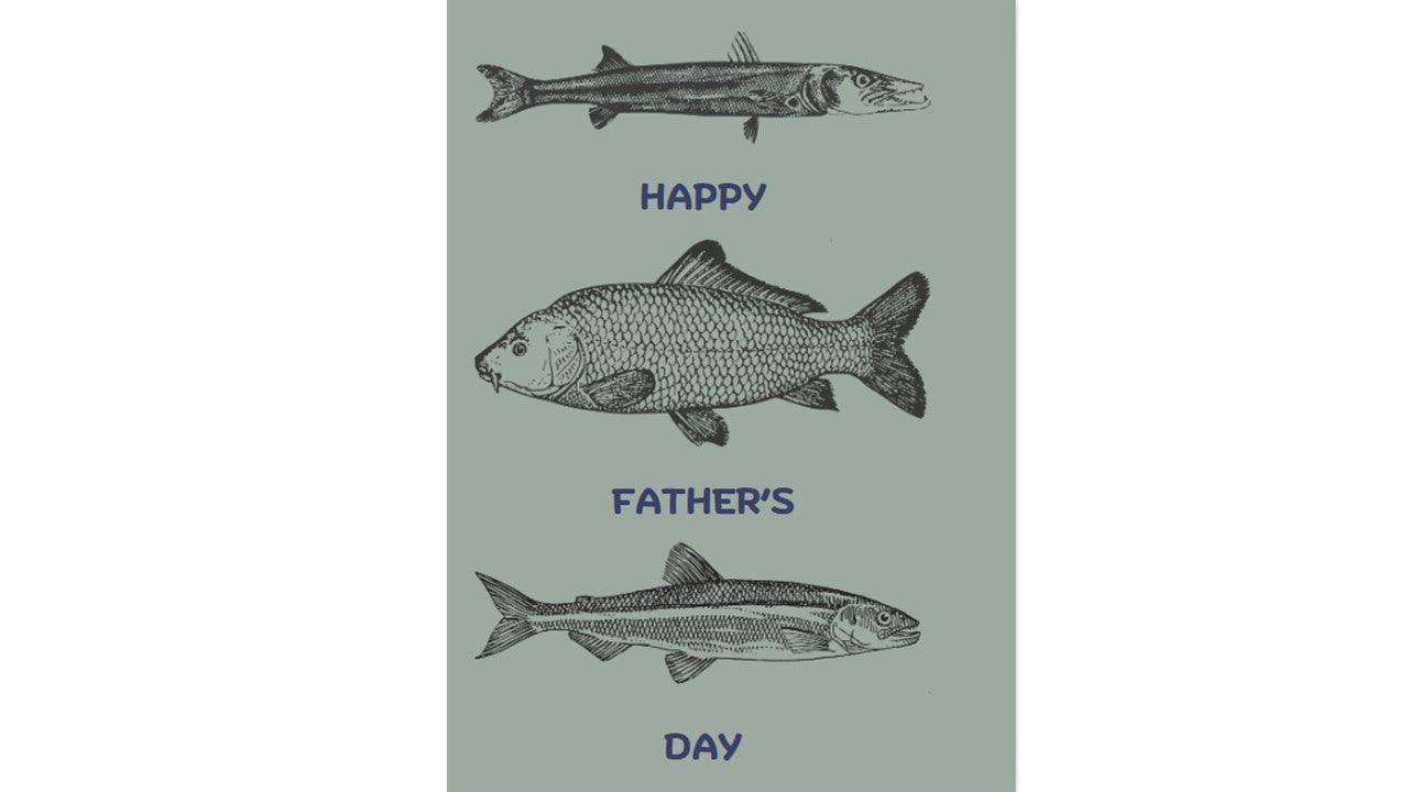 Fish Father's Day Card - Novelty•ish