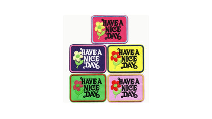 Have a Nice Day Iron-On Patches