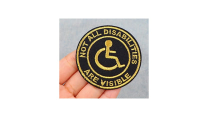 Disability Awareness Iron-On Patch