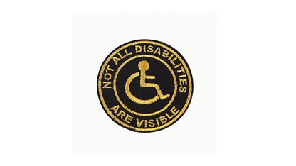 Disability Awareness Iron-On Patch