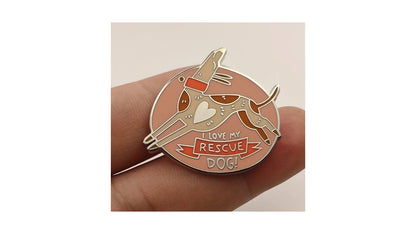 Rescue Dog Enamel Pin - Novelty•ish