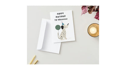 Dalmatian Birthday Card - Novelty•ish