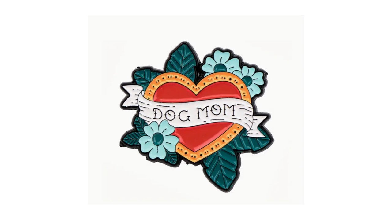 Dog Mom Enamel Pin