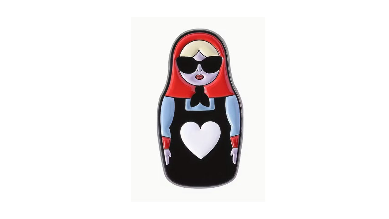 Modern Nesting Doll Enamel Pin – Cute & Edgy Matryoshka Pin | Novelty•ish