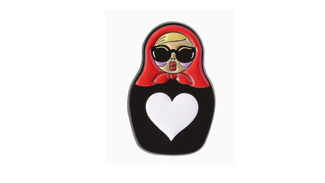 Modern Nesting Doll Enamel Pin – Cute & Edgy Matryoshka Pin | Novelty•ish