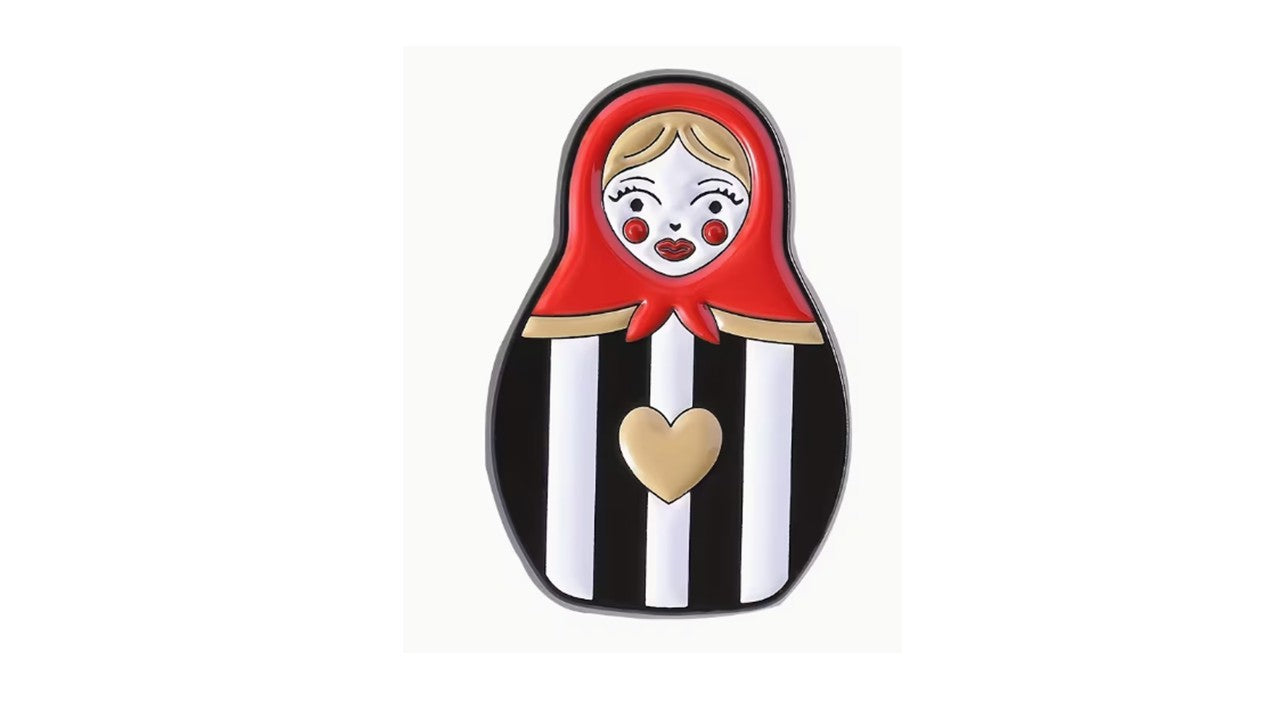 Modern Nesting Doll Enamel Pin – Cute & Edgy Matryoshka Pin | Novelty•ish