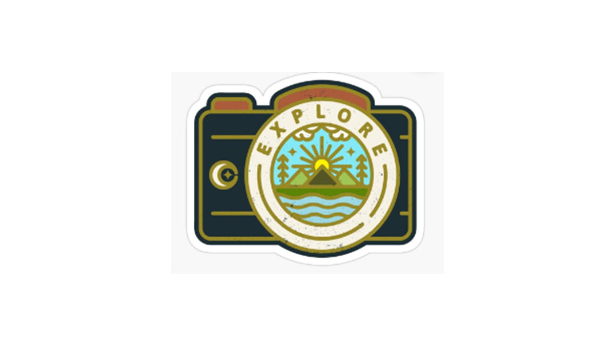 Explorer Icon Sticker Explore Sticker – Novelty•ish