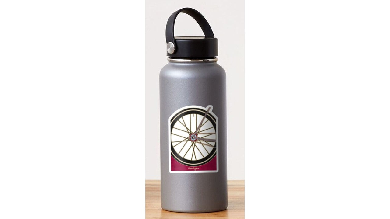 Single Speed Bicycle Sticker - Novelty•ish